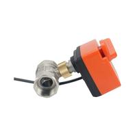Interrupteur de robinet à tournant sphérique électrique en acier inoxydable FVQ21AC-B FVQ21, normalement ouvert/fermé au lieu d'une électrovanne de chauffage de tuyau d'eau(DN15 AC220V,Normally Closed