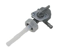 Interrupteur de robinet d'arrêt de carburant pour réservoir de carburant de générateur 2-3 KW/5-8 KW, rotation à 90 °, entrée M10 x 1,25, sortie cannelée de tuyau 6,35 mm, argenté (TG2500 TG3000