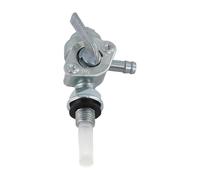 Interrupteur de robinet d'arrêt de carburant pour réservoir de carburant de générateur 2-3 KW/5-8 KW, rotation à 90 °, entrée M10 x 1,25, sortie cannelée de tuyau 6,35 mm, argent (filetage intérieur