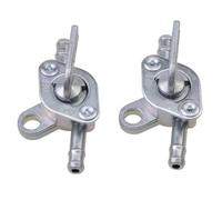 Interrupteur de Robinet Essence Moto Lot de 2 robinets de carburant de 6 mm pour moto et scooter, interrupteur de réservoir, mini porte-clés, accessoires marche/arrêt Réservoir Robinet de Gaz
