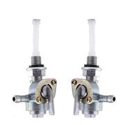 Interrupteur de Robinet Essence Moto Lot de 2 robinets de réservoir d'essence pour moto, gauche et droite, pour générateur, interrupteur de carburant Robinet de Carburant