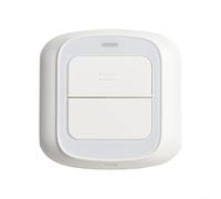 Interrupteur de scène sans fil Tuya pour Zigbee 3.0, 2 interrupteurs pour bouton poussoir intelligent pour domotique, contrôle triple action avec clic double clic longue pression, faible puissance