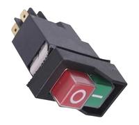 Interrupteur de Scie à Table, Compatible avec Divers Modèles, Bouton-Poussoir Marche/Arrêt Haute Performance, Remplacement Professionnel