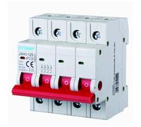 Interrupteur de sectionneur modulaire 125A, 4P 4 pôles, occupe 4 modules DIN, 380 V 415 V AC, interrupteur d'isolation