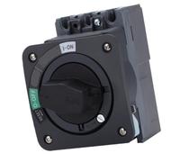 Interrupteur de sécurité 125 A avec disjoncteur et poignée rotative