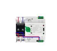 Interrupteur de sélection conversion automatique à double alimentation ATS PV monophasé 2P 4P 100A AC 110V 220V sans interruption(2p Ac 220v,City Grid-PV Energy)