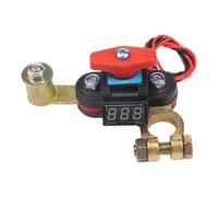 Interrupteur de séparation de batterie 12 V-24 V avec indicateur de voltmètre (cuivre)