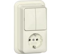 Interrupteur De Série Verticale Gira Avec Prise Schuko 16A 250V - 417510