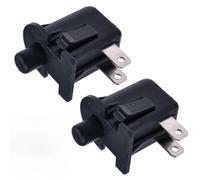 Interrupteur de siège compatible avec 925-3166, 121305X, AM104403, pour Toro, Scag, Troy, Simplicity, Dogue Allemand, Construction en plastique durable, 1/2 pièces, noir
