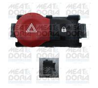 Meat & Doria Interrupteur de signal de détresse 23647 pour Renault Clio III 2006-2014