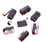 Interrupteur de souris à bouton tactile 3P NO/NC, poulie, limite de course du rouleau, 5A250V16A125V, connecteur d'ouverture et de fermeture du rouleau(F,5PCS)
