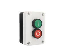 Interrupteur de station à bouton-poussoir avec boîtier de réinitialisation momentanée deux positions NO NC démarrage arrêt moteur électrovanne IP55