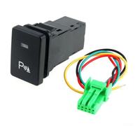 Interrupteur de stationnement de voiture 12 V avec lumière LED, câble de 15 cm, ABS ignifuge, compatible avec Camry, Yaris, Highlander, Prius, Vios, Reiz