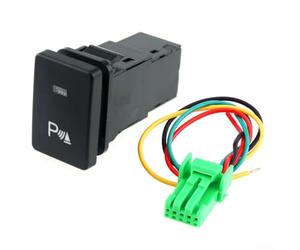 Interrupteur de stationnement de voiture 12 V avec lumière LED, câble de 15 cm, ABS ignifuge, compatible avec Camry, Yaris, Highlander, Prius, Vios, Reiz