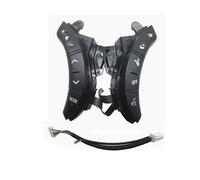 Interrupteur de Style de Voiture pour Toyota Highlander Land Cruiser 75B037,Boutons de Commande de Volant Multifonctions (Beige)