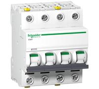 Interrupteur de surintensité 4P C 10A 10kA AC A9F07410