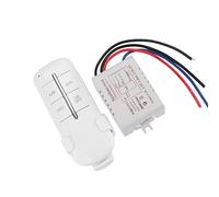 Interrupteur de Télécommande RF pour Lampe - Idéal pour les Lampes à économie D'énergie et les Lampes à économie D'énergie - Anti-perturbation, Facile à Installer - Applicable