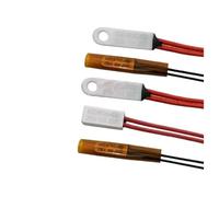 Interrupteur de température à disque céramique/métallique KSD9700-10A 250 V, protection thermique haute température NF, 155 °C-250 °C(NC-holes-5PCS,190C)