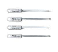 Interrupteur de température céramique KSD9700 (2/5/10 pièces) - Protection Thermique Haute Puissance 40 °C-150 °C, 10 A 250 V, NF/NO(Ceramic-10A-NO,10PCS_50C)