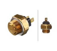 Hella Interrupteur de température 6ZT 007 800-031 – ventilateur radiateur 12V 2pôles fiche plate