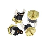 Interrupteur De Température KSD301 À Tête Hexagonale En Cuivre M4, 40 °C À 150 °C, Normalement Fermé, 10A250B, Fusible De Thermostat À Jambe Coudée(2PCS,130C)
