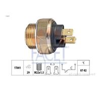 Interrupteur De Température Ventilateur De Radiateur Facet 7.5017 pour Fiat