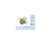 Interrupteur de température, ventilateur de radiateur FAE 37040