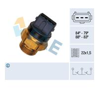 Interrupteur de température, ventilateur de radiateur FAE 37940