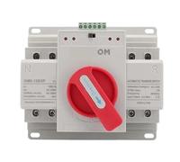 Interrupteur de transfert ATS CBlevel 2P 4P 63A 100A 220V 50/60Hz Double alimentation Interrupteur de commutation manuel Disjoncteur(220v 2P,100A)