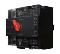 Interrupteur de transfert automatique 2P 63A AC110V millisecondes double système d'alimentation pour interrupteur ats 125A ignifuge commutateur de courant d'urgence 2 broches pour générateur