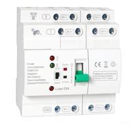 Interrupteur de transfert automatique 4P 63A AC110V/220V Dual Power Interrupteur de charge électrique 4P Millisecondes Commutateur de courant d'urgence 4P pour la maison et les nouvelles énergies Dual