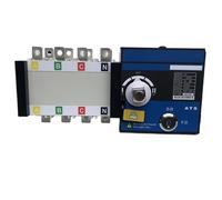 Interrupteur de transfert automatique ATS 4P 160A double alimentation PC Grade 250amp 220V/ 230V/380V/440V 4 pôles triphasé