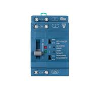 Interrupteur De Transfert Automatique ME1-63AE/2P 63A 230VAC Double Alimentation Type PC Montage Sur Rail DIN Boîtier Bleu
