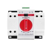 Interrupteur de transfert de puissance PV ATS 63 A 125 A 2P 4P AC 230 V 400 V 50 60 Hz Type MCB Disjoncteur 1 pièce(2P 63A 220V)