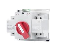 Interrupteur de transfert double alimentation 2P/4P 63A AC 230V 50/60Hz MCB Disjoncteurs à commutation automatique/manuelle(4p,32A)