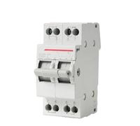Interrupteur de transfert manuel 2P 63A MTS AC 40A 230V 400V double alimentation 1-0-2 rail DIN, déconnexion, 1 pièce(32A)