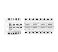 Interrupteur de transfert manuel à double alimentation 4P 40 A 63 A 100 A 125 A, disjoncteur de verrouillage modulaire(63A)