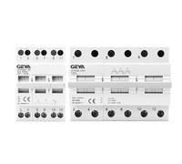 Interrupteur de transfert manuel à double alimentation GYHO8 3P 40A 63A 100A 125A Disjoncteur de verrouillage Interrupteur de commutation modulaire(25 V)