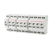 Interrupteur de transfert manuel d'isolement à double alimentation 3 positions 1P-4P 16A-63A sur rail DIN MTS AC 1 pièce(2P,63A)