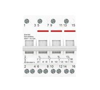 Interrupteur de transfert manuel modulaire à double alimentation 1P, 2P, 3P, 4P, 40A, 63A, 125A, interrupteur-sectionneur, disjoncteur Protection des circuits(2P,40A)