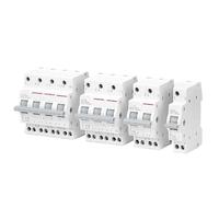 Interrupteur de transfert manuel modulaire à double alimentation monté sur rail DIN, courant nominal 40 A-125 A, disjoncteur for systèmes électriques