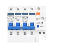 Interrupteur de transfert puissance double manuel 2P-2P, disjoncteur verrouillage, alimentation photovoltaïque AC 220V avec protection contre les fuites(AC 50A - AC 50A)