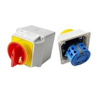 Interrupteur de transfert universel LW26GS-20/2M, disjoncteur de coupure de courant 690 V, avec boîtier 4 pôles, étanche IP65