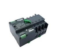 Interrupteur de Transmission Automatique, Double Puissance Automatique Inverseur Rail 2P 3P 4P ATS Electrique Sélection Commutateurs Courant Sans Interruption 63A 100A 50/60HZ HQ(220v 20a)