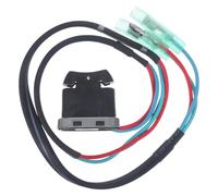 Interrupteur de Trim et Relevage pour Moteur Hors-bord, Bateau Noir | Remplacement pour Bateau, Commande Précise et Fiable, Installation Rapide, Boîtier Plastique Noir