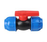 Interrupteur de valve à connecteur rapide anti-fuite pour une utilisation de joint de tuyau en polyéthylène, valve d'eau conçue pour un contrôle fluide et efficace de l'eau de plomberie (40 mm)