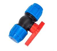Interrupteur de valve à connecteur rapide pour raccords de tuyaux d'eau en polyéthylène, joint de plomberie étanche avec contrôle du débit fluide, installation facile pour résidentiel et commercial
