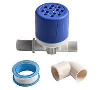 Interrupteur de valve à flotteur de réservoir d'eau 1,27 cm entrée supérieure et entrée latérale pour châteaux d'eau industriels, systèmes de piscine et de construction, pas d'électricité nécessaire