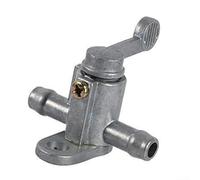 Interrupteur de valve d'arrêt de carburant droit en aluminium pour moto, robinet de coupure de gaz de 5/16" (8 mm), compatible avec les pièces de tondeuse à gazon