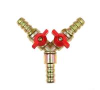 Interrupteur de valve de gaz en laiton de type Y - Joint 3 voies pour gazoducs de gaz naturel - Contrôle fiable et anti-fuite - 66 x 11 mm